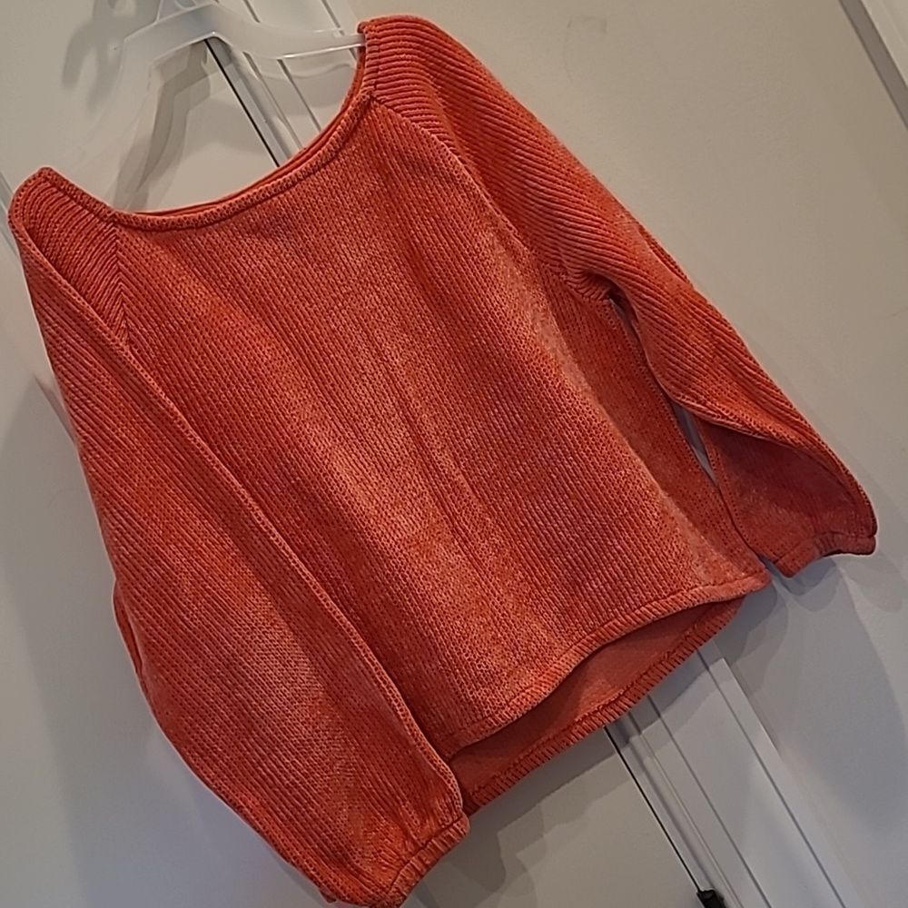 Gym orientation sz M (7-8) mango orange pullover